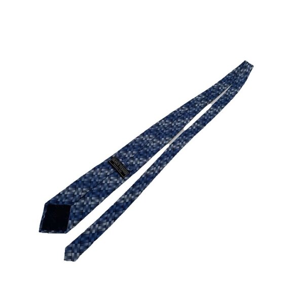 Bijoux Turner Handmade 100% Silk Blue Handmade Neck Tie - Picture 3 of 7